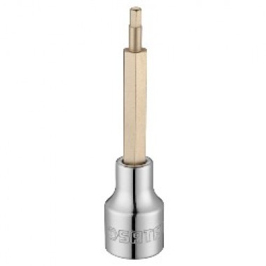 Đầu tuýp 1/2" loại dài mũi lục giác 6mm