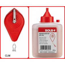 CLM 30 SET R - chalk line + powder - CLM 30 + KPR 250 red