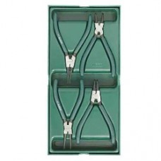 4pc snap ring pliers tray set