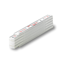 HKM 1/10 - plastic folding rule 1m - white, EC-class 3, 10 p..