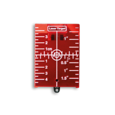ZS red - plastic target - with magnets and support